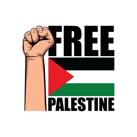 Free Palestine poster design with Palestine flag and a vector hand. Palestine flag wallpaper ...