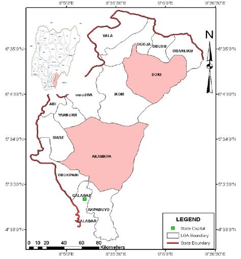 Map of Cross River State showing the study area | Download Scientific Diagram