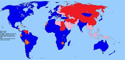 Allies Of World War I Map