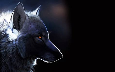 #4584558 #artwork, #animals, #wolf, #glowing eyes, #fantasy art, wallpaper - Rare Gallery HD ...