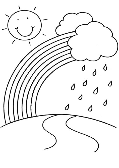 Rainbow Coloring Pages – coloring.rocks!