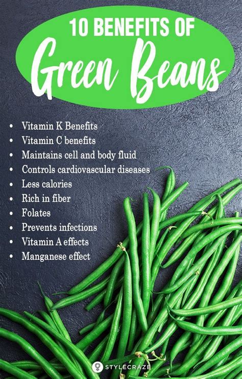 10 benefits of green beans nutrition profile side effects – Artofit