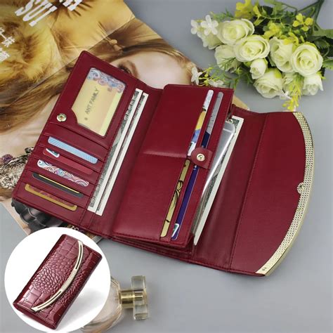 Gift Coin Large Capacity Genuine Leather Women's Wallet Fashion Patent Leather Wallet Female ...