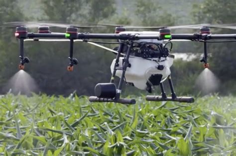 Video: Dji Designed An Agriculture Friendly Drone To Spray Crops!