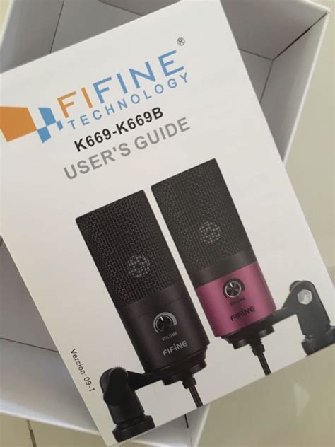 Fifine microphone - recording microphone k669, Audio, Microphones on Carousell