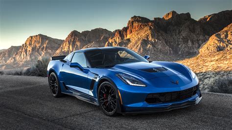 Blue Chevrolet Corvette Z06 Coupe Sport Car HD Cars Wallpapers | HD Wallpapers | ID #65183