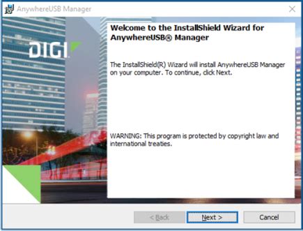 Install the AnywhereUSB Manager