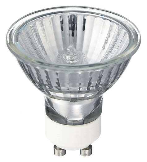 PHILIPS Halogen Bulb, MR16, 2-Pin (GU10), Lumens 205 lm, Standard Bulb ...