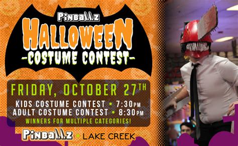 Halloween Costume Contest in Austin at Pinballz Lake Creek