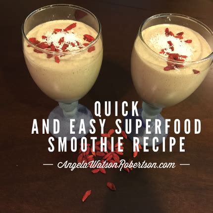 Quick & Easy Superfood Smoothie Recipe