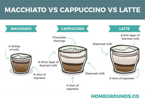 Cappuccino vs Latte vs Macchiato: What’s The Difference?