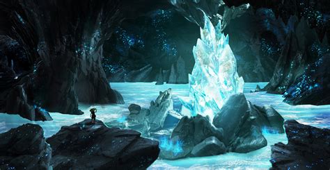 ArtStation - Fantasy Crystal Cave