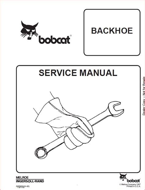 BOBCAT BACKHOE SERVICE REPAIR WORKSHOP MANUAL - PDF DOWNLOAD - HeyDownloads - Manual Downloads