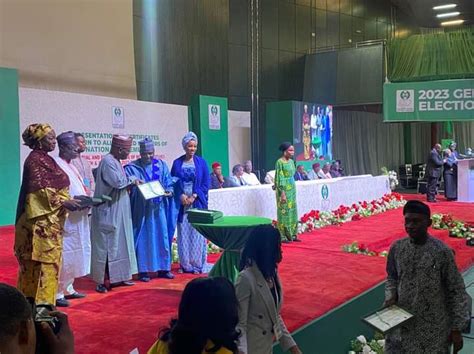 Nigeria decides 2023: INEC presents certificates of return to Reps members-elect (Photos) - The ...