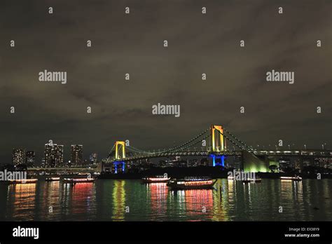 Night view of Odaiba bay, Tokyo, Japan Stock Photo - Alamy