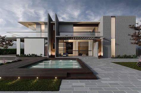 Modern Villa Exterior 3d Visualization by Archicgi - Showcase - Talk at Ronen Bekerman's Blog ...