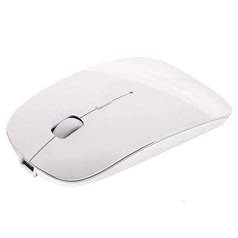 Peroptimist Bluetooth Mouse – Wireless Mouse for Mac Laptop(Rechargeable) WHITE - Walmart.com ...