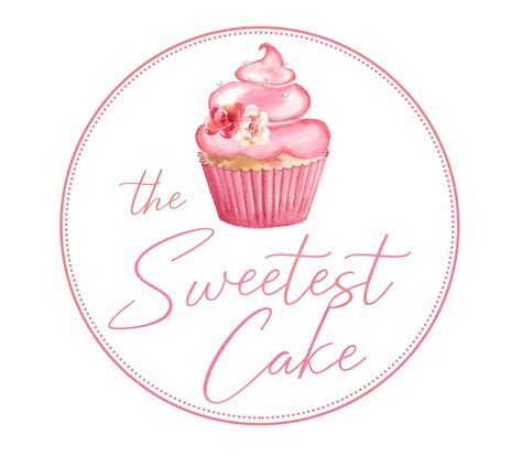 Sweet Blush Cupcake Logo Watercolor Logo Bakery Logo - Etsy Ireland