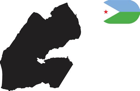 map and flag of Djibouti 11175557 Vector Art at Vecteezy