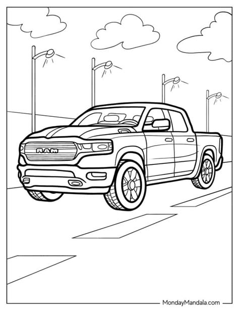 Toyota Pickup Truck Coloring Pages