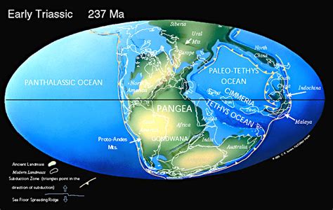 Triassic Period Map