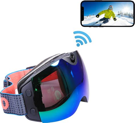 OhO Camera Ski Goggles, 4K Camera Snowboard Goggles with WiFi Feature ...