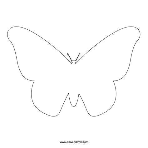 Free Butterfly Silhouette Outline, Download Free Butterfly Silhouette Outline png images, Free ...