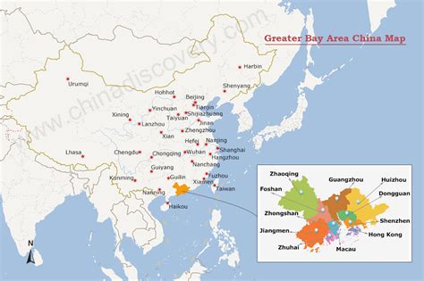 Greater Bay Area China Map