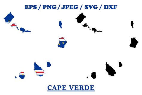 Cape Verde National Flag Map Design Graphic by terrabismail · Creative Fabrica