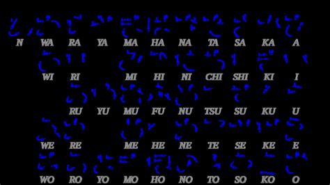 Hiragana - Hiragana Calligraphy - Calligraph Choices