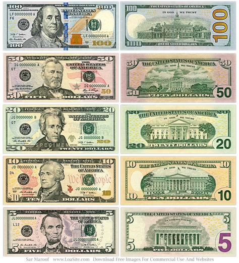 $50 Bill Printable Image