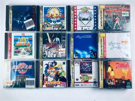 Sega Saturn - Lot of 12 Japanese games - Catawiki