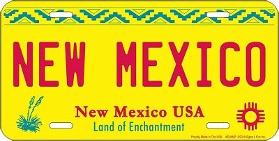 Wholesale License Plate - New Mexico | Signs 4 Fun