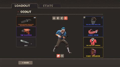 My BLU Scout Loadout by RadiantGradient on DeviantArt