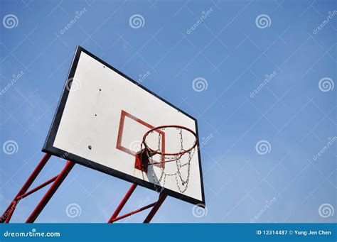 A basketball frame stock image. Image of background, college - 12314487