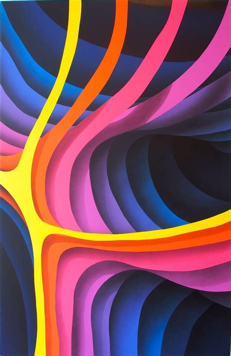 Optical illusions, abstract geometry and colour from three different generations of artists ...