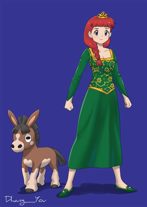 Rebecca/Princess Fiona (Human Form) V2 by Danthe25Man on DeviantArt