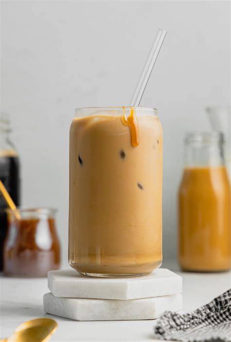 Homemade Caramel Iced Coffee (3 Ingredients!) - Midwest Nice