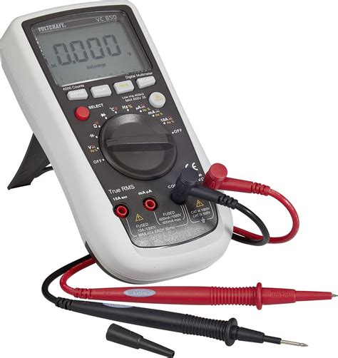 VOLTCRAFT VC850 Handheld multimeter Digital CAT III 1000 V, CAT IV 600 V Display (counts): 6000 ...