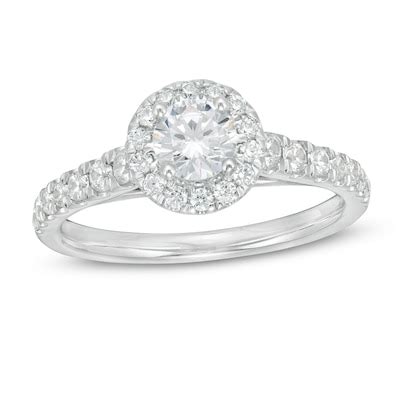 Zales Private Collection 1 CT. T.W. Certified Colorless Diamond Frame ...