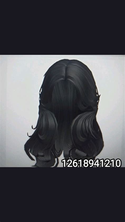 Roblox hair code🖤 ️ | Coding, Roblox, Hair