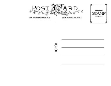 89 Standard 4X6 Postcard Back Template in Photoshop for 4X6 Postcard Back Template - Cards ...