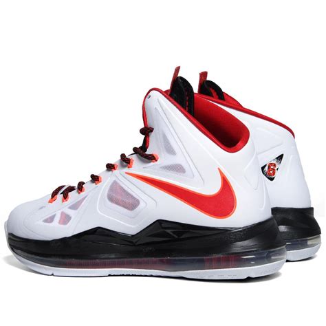 Nike LeBron X (Home) White & University Red | END. (US)