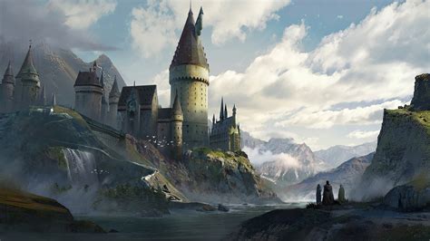 Hogwarts Castle Aesthetic Harry Potter Desktop Wallpaper : Free for ...