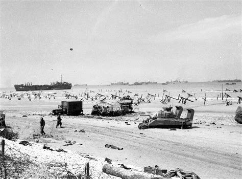 Scene on Omaha Beach on the afternoon of D-Day | World War Photos