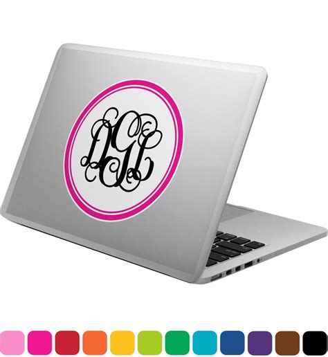 Zebra Print Laptop Decal (Personalized) - YouCustomizeIt