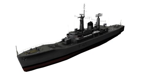 Leander Class Frigate 3D Model $69 - .obj - Free3D