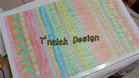 Diy Trivial Textile | T'nalak Design ( Arts ) - YouTube