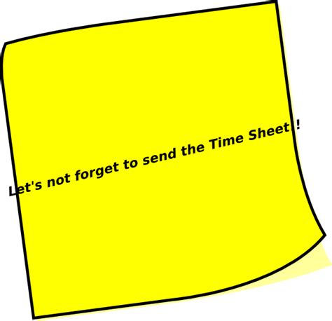 Timesheet Reminder Clip Art at Clker.com - vector clip art online ...