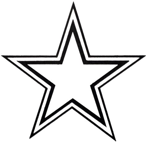 Double Outline Star - ClipArt Best